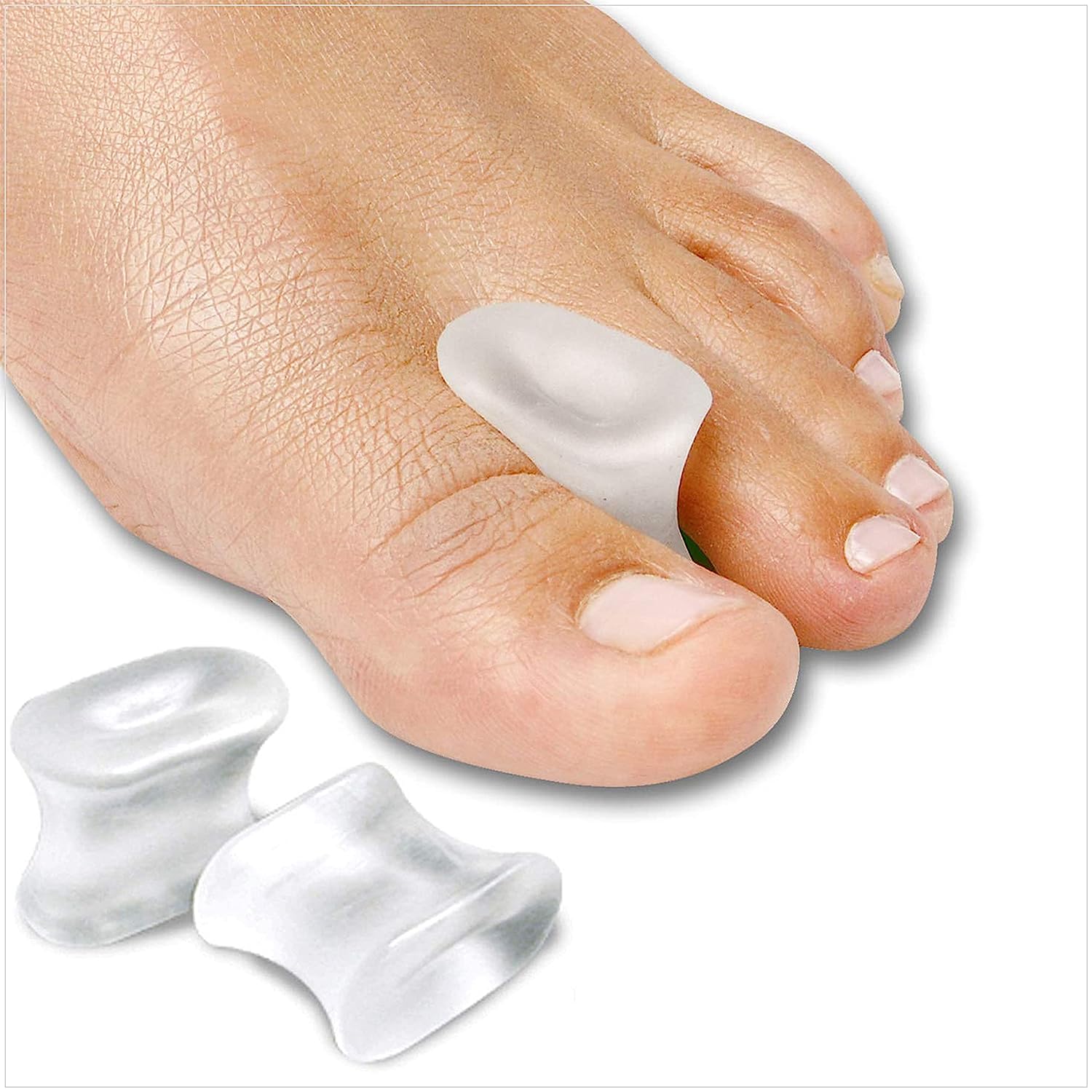 Gel Toe Spacers For Bunion Relief Footworks Help For Plantar