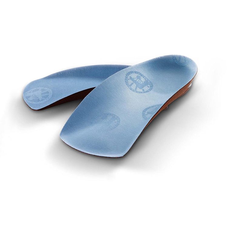 Birkenstock Blue Footbed Footworks Help for Plantar Fasciitis and